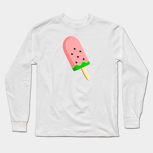 Watermelon Long Sleeve T-Shirt by traditionation